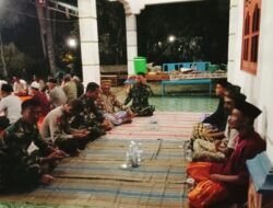 Bersama Warga Anggota Satgas TMMD Ke-120 Kodim 1506/Namlea Gelar Doa Bersama
