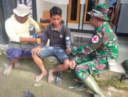 Tim Medis Satgas TMMD Ke-120, Berikan Layanan Kesehatan Bagi Warga Dan Personel Satgas TMMD