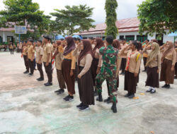 Satgas TMMD Berikan Materi PBB, Kepada Siswa-Siswi SMAN 6 Buru
