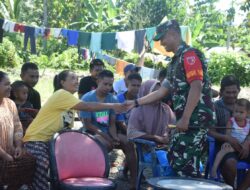 Tinjau Sasaran Fisik Drainase, Dansatgas TMMD Terharu Didoakan Warga