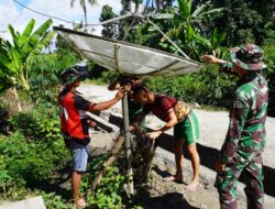 Tangan Dingin Satgas TMMD Ke-120, Atasi Gangguan Parabola Milik Warga