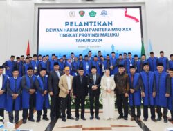 Jelang MTQ XXC Promal, Sadali Lantik Dewan Hakim Dan Panitera