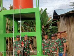 Satgas TMMD Ke-120 Kodim 1506/Namlea, Mencapai Tahap Akhir Pembangunan Tower Tandon Air