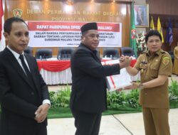 Gubernur Maluku Serahkan LKPJ Pelaksanaan APBD TA 3023 Kepada DPRD Promal