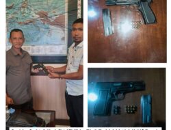 Asintel Kasdam Pattimura, Terima Senjata Api dan Munisi yang masih berada di masyarakat Sipil