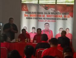 Dapat Surat Tugas, Bodewin Wattimena Berharap Dapat Rekomendasi PDI Perjuangan
