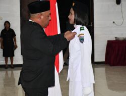 Bupati Noach :  Kukuhkan 25 Anggota Pasukan Paskibraka Tahun 2024