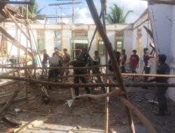 Koramil 1511-02/Masela, Gelar Jumat Bersih Pembersihan Tempat Ibadah