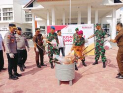 Kejari MBD, Musnakan Barang Bukti Penanganan Pelanggaran Pidana Selama 1 Tahun