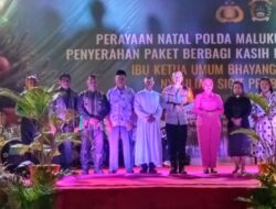 Polres MBD Rayakan Syukuran Natal dan Berikan Paket Berbagi Kasih