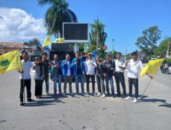 Aksi Solidaritas PMII Cabang Buru dan Buru Selatan, Dukung TNI sebagai Garda Terdepan Keamanan
