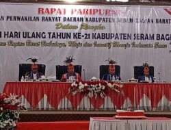 DPRD SBB Gelar Paripurna Istimewa Dalam Rangka Peringati  HUT Kab Yang Ke-21