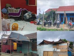Sejumlah Rumah Warga di Desa Wakarleli Rusak Diterjang Angin Puting Beliung