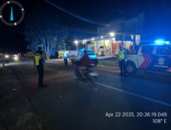 Satlantas Polres MBD Lakukan Patroli Cegah Balapan Liar