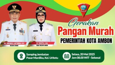 Pemkot Ambon Kembali Gelar GPM, Ini Jadwal dan Lokasinya