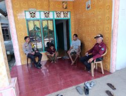 Bhabinkamtibmas Briptu Mosse Sosialisasikan Kamtibmas Melalui Pogram Sambang Desa