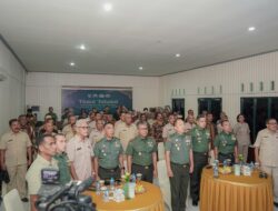 Kodam Pattimura Ikuti Halal Bihalal Nasional Secara Daring, Kasdam Serukan Soliditas TNI dan Purnawirawan