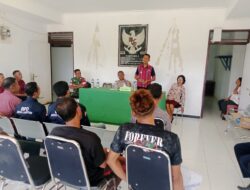 Kapolsek Serwaru Bersama Forkopimcam Pulau Letti Selesaikan Perselisihan Warga Laitutun