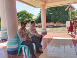 Personel Polsek Serwaru Ikut Amankan Ibadah Minggu