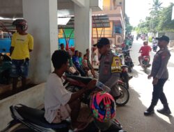 Polsek Kisar Patroli Harkamtibmas, Imbau Warga Pelihara Stabilitas Keamanan