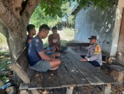 Melalui Sosialisasi Kamtibmas, Bripka Lestaluhu Minta Warga Wujudkan Situasi Kondusif