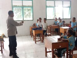 Polsek Mdona Hyera Gencar Sosialisasikan Bullying di SDN Romdara