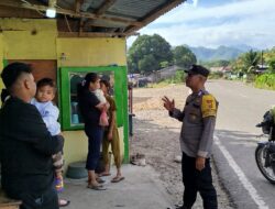 Bhabinkamtibmas Bripka Sutiray Rutin Ingatkan Warga Pelihara Stabilitas Kamtibmas