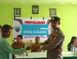 Polsek Wetar Kawal Penyaluran BLT Kepada Warga Lurang