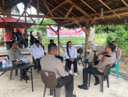 Dukung Ketahanan Pangan, Kapolres MBD Mengecek Lahan Jagung Siap Panen