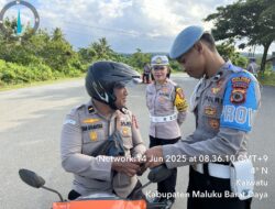 Satlantas Polres MBD Gelar Operasi Simpatik Salawaku 2025