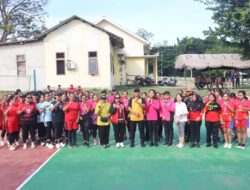 Pertandingan Voli Puteri Bukti Sinergi TNI-Polri dan Pemkab MBD Jelang HUT ke-79 Bhayangkara