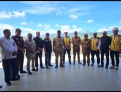 Tinjau Bendungan Way Apu, Wagub Laporkan ke Gubernur : Komitmen Rampung Sesuai Rencana