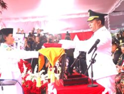 Wagub Maluku Pimpin Upacara Penurunan Sang Merah Putih