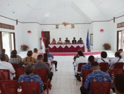 Dandim Rapat Evaluasi MBG Bersama Pegawai Kecamatan Babar Barat