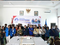 Kominfostaper Sosialisasi KIM dan Website Gratis di Digitech Festival GAMKI