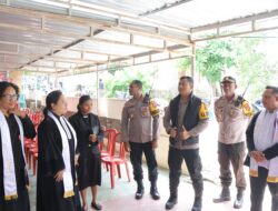 Polres MBD Patroli Sejumlah Gereja pada Ibadah Minggu Terakhir 2025