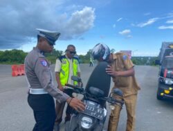 Satlantas dan Samsat Gelar Penertiban Pajak Kendaraan di Tiakur