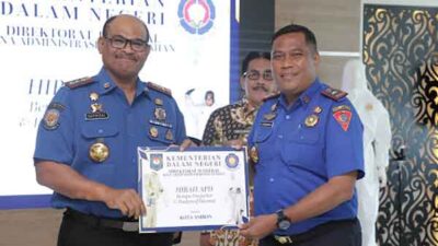 Damkar Ambon Terima Hibah Peralatan Kebakaran dari Korea Selatan