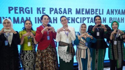 Lisa Wattimena Hadiri Peringatan HUT ke-45 Dekranas di Balikpapan