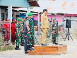 Bupati MBD Pimpin Penyambutan 529 Personel Yonif TP 913/Wadwana Sakti