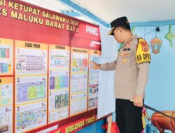 Kapolres MBD Inspeksi Pos Mudik Lebaran, Soroti Kesiapan Personel dan Fasilitas