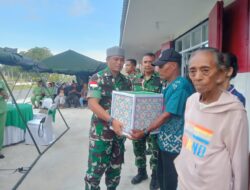 Kodim 1511/Pulau Moa Gelar Bazar Ramadhan dan Syukuran Koperasi Merah Putih