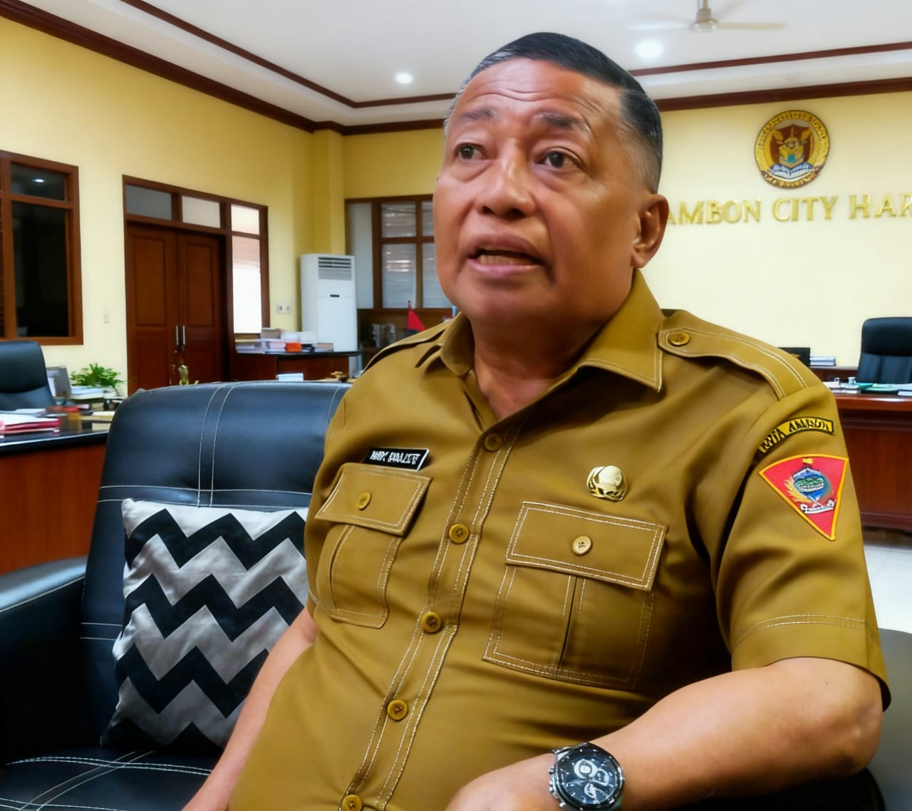 Sekretaris Kota Ambon, Robert Sapulette.