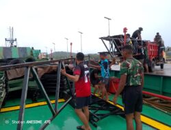 Kodim Pulau Moa Percepat Distribusi Rangka Atap Koperasi Merah Putih di Wilayah Kepulauan