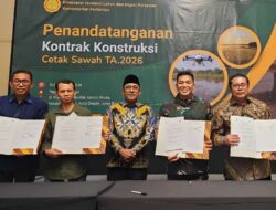 Pangdam Pattimura Teken Kontrak Cetak Sawah 1.454 Hektar di Maluku