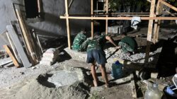 Satgas TMMD Kerja “Subuh” Kejar Penyelesaian Fasilitas MCK di Desa Moain