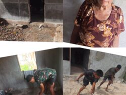 Satgas TMMD ke-128 Renovasi Rumah Naomi Meykudi di Desa Moain