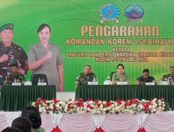 Bertemu Personel Kodim Moa, Danrem Binaya Tekankan Disiplin dan Soliditas