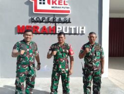 Kasiter Korem 151/Binaya Tinjau Pembangunan Koperasi Merah Putih di MBD