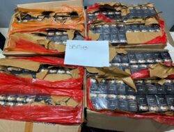 Bea Cukai Amankan Rokok Ilegal Senilai Rp95 Juta di Pelabuhan Yos Sudarso